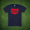 Ohio Area Code T-Shirt - Cleveland